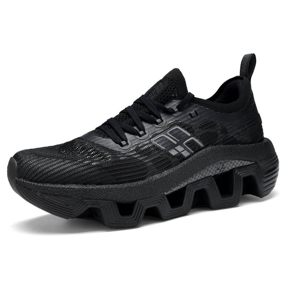 NEW PINNIP men's performance sneakers wave in black